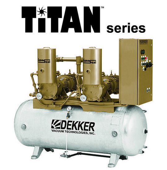 DEKKER - Water Box Priming Vacuum System TITAN Series